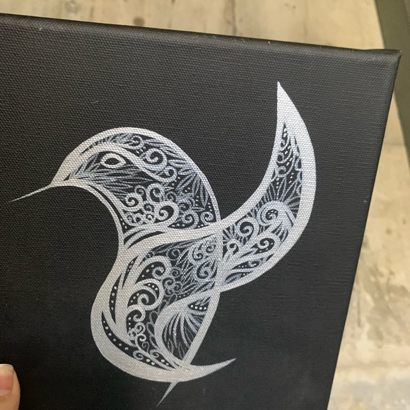 Lovely Star * Original Painting 
Hummingbird - Picture 8 of 9